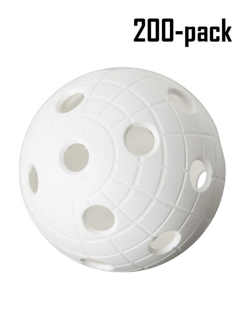 Unihoc Floorball Ball CRATER (200-pack)